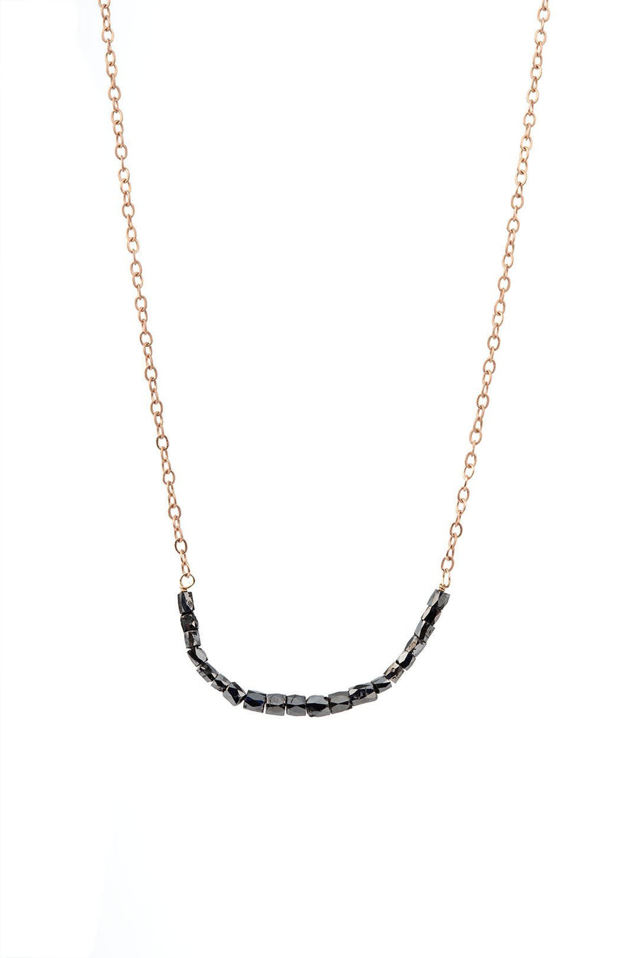 ISABELLA NECKLACE 14KT, ROSE GOLD - Burning Torch Online Boutique