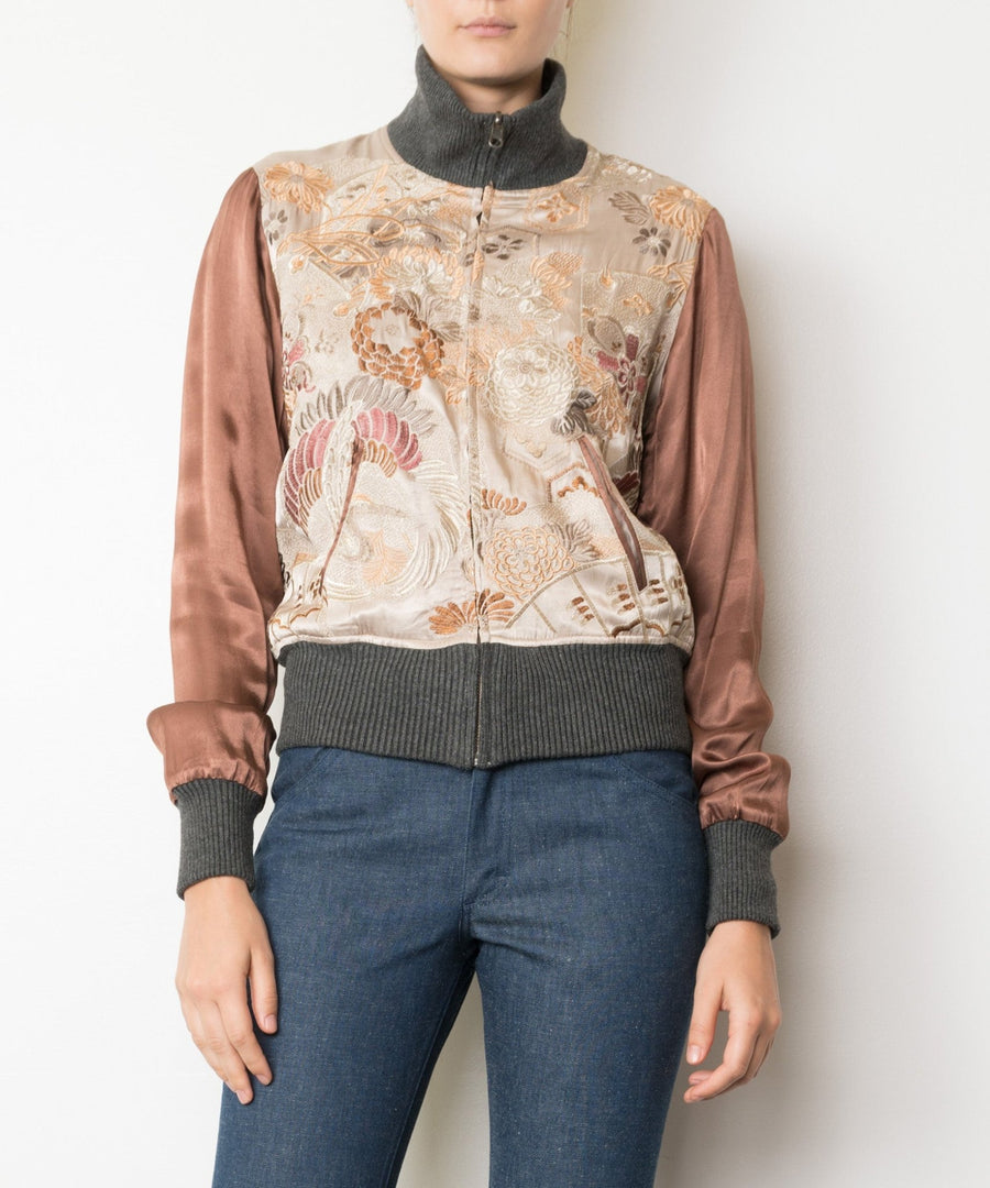 Iwasaki Reversible Bomber - Burning Torch Online Boutique