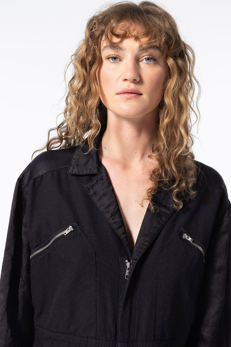 JEREMY COVERALL, BLACK - Burning Torch Online Boutique