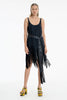 JUDD FRINGE DRESS, MIDNIGHT - Burning Torch Online Boutique