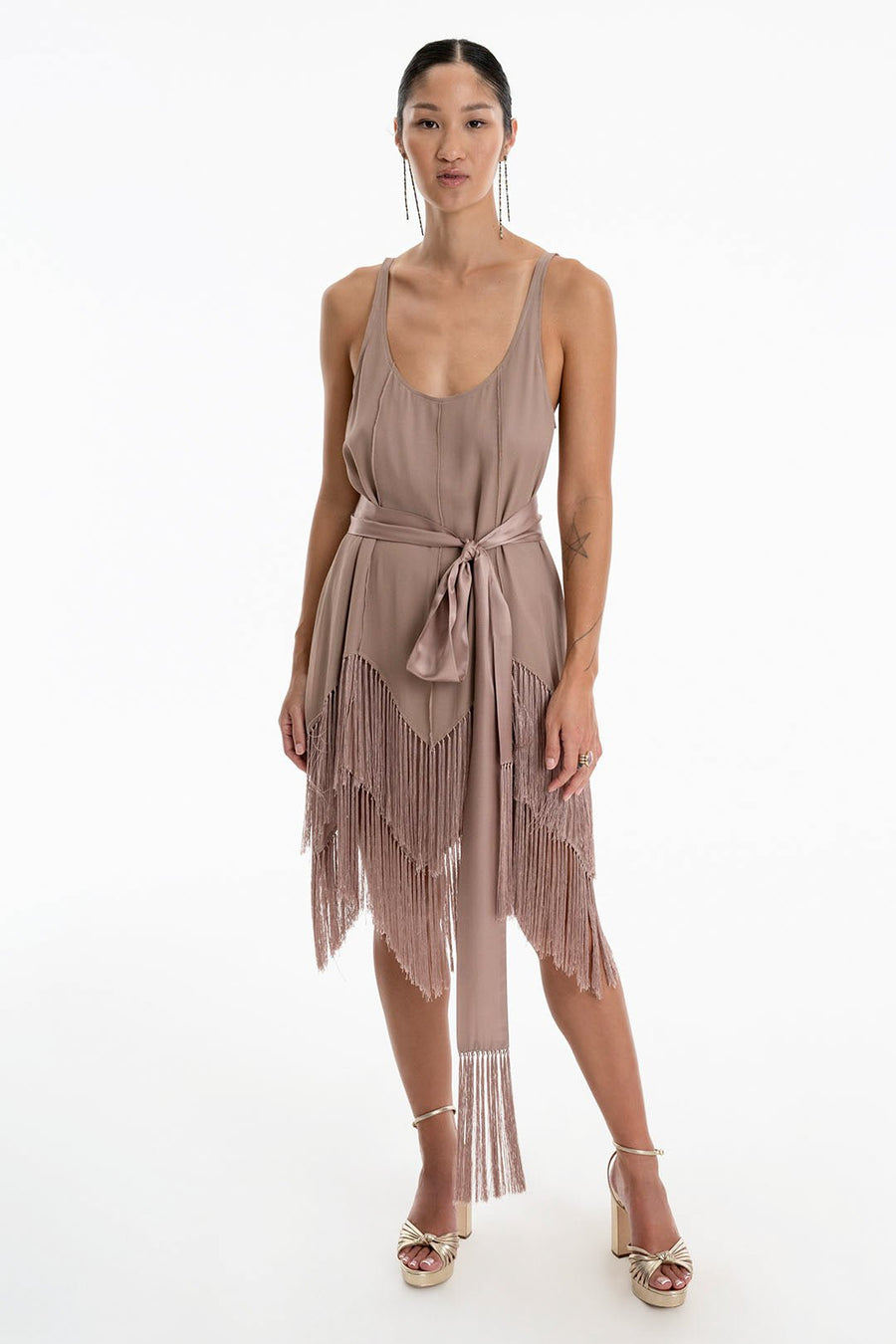 JUDD FRINGE DRESS, ORCHID - Burning Torch Online Boutique