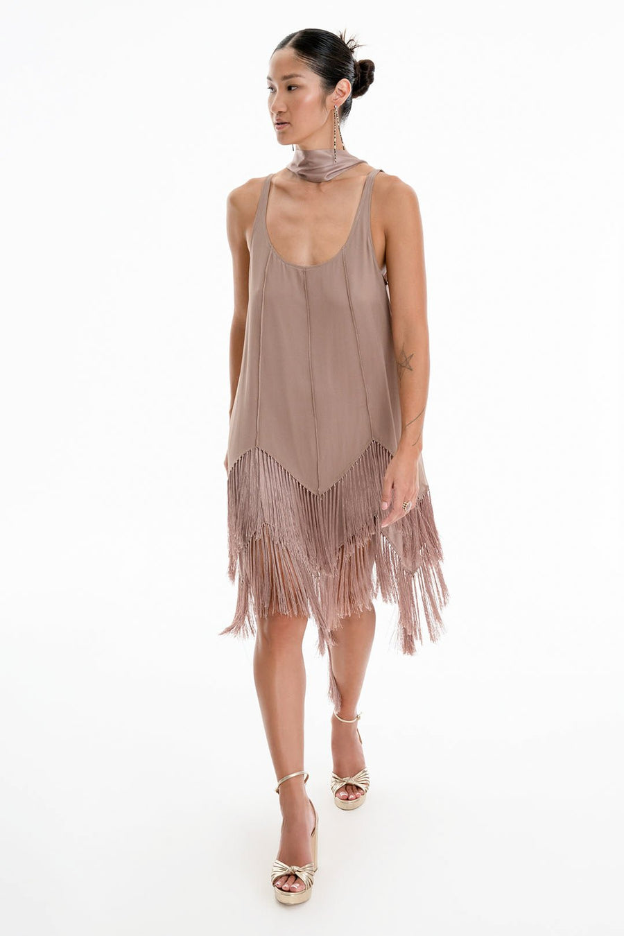 JUDD FRINGE DRESS, ORCHID - Burning Torch Online Boutique