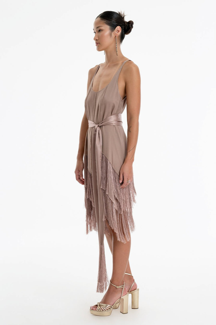 JUDD FRINGE DRESS, ORCHID - Burning Torch Online Boutique