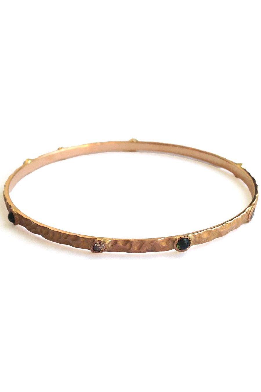 JULIUS GREEN TOURMALINE BANGLE - Burning Torch Online Boutique