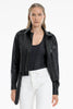 LEATHER AVIATOR JACKET, BLACK - Burning Torch Online Boutique