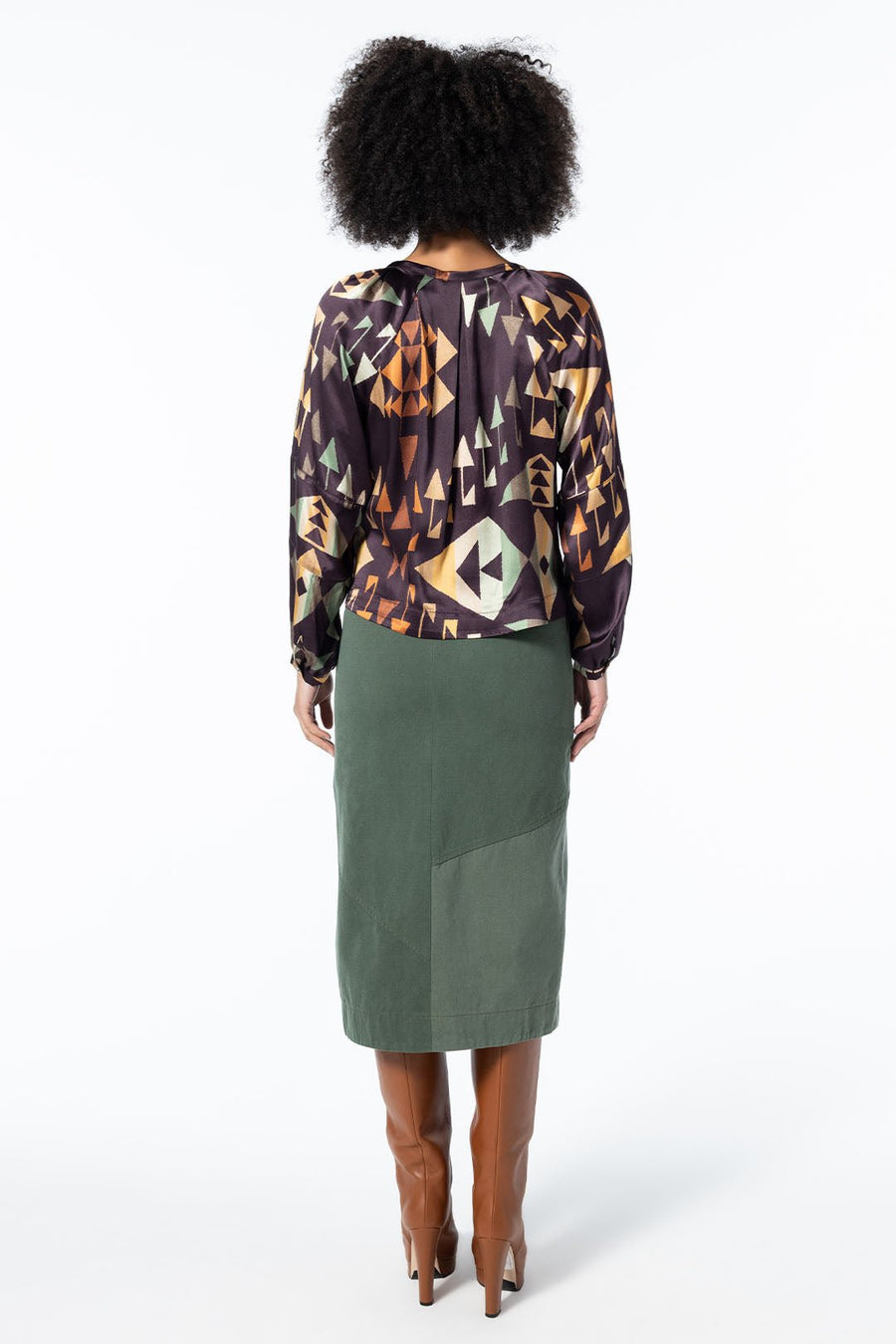 LOVE NOT WAR ARMY SKIRT, ARMY - Burning Torch Online Boutique