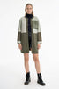 LOVE NOT WAR LONG JACKET, ARMY - Burning Torch Online Boutique