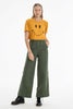 LOVE NOT WAR LONG PANT, ARMY - Burning Torch Online Boutique