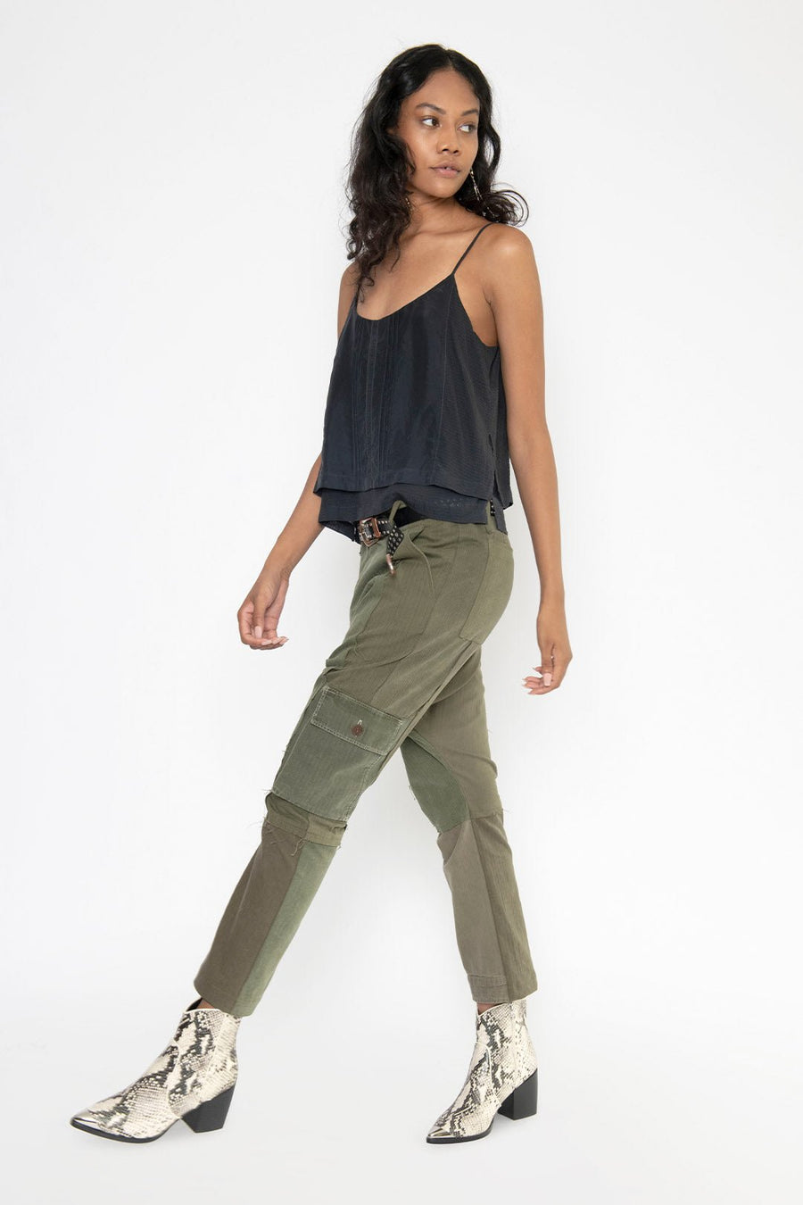 MAGNOLIA CAMISOLE, BLACK - Burning Torch Online Boutique