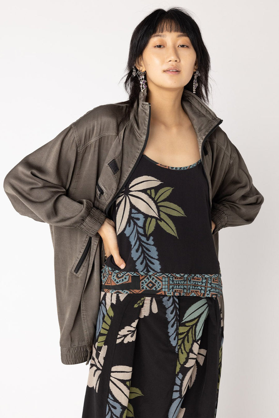 MIDNIGHT JUNGLE CAMI, MULTI - SAMPLE 71977 - Burning Torch Online Boutique