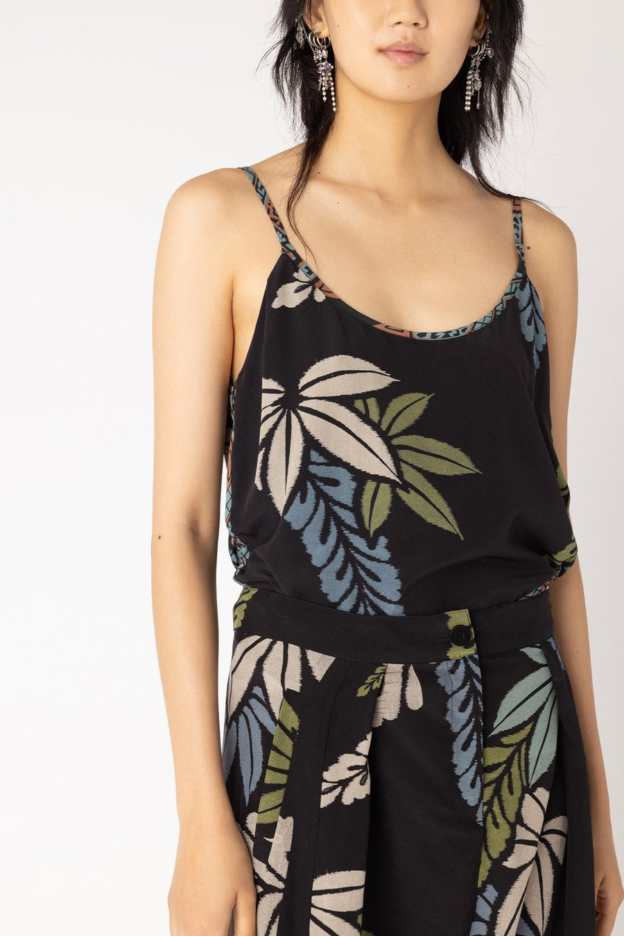 MIDNIGHT JUNGLE CAMI, MULTI - SAMPLE 71977 - Burning Torch Online Boutique
