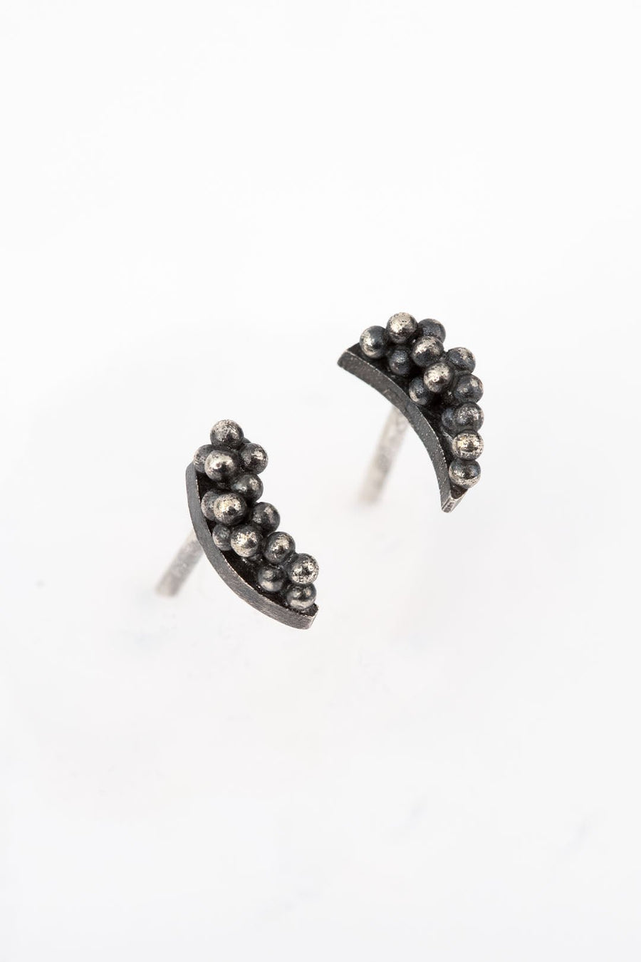 MINI HALLEY EARRINGS, SILVER - Burning Torch Online Boutique