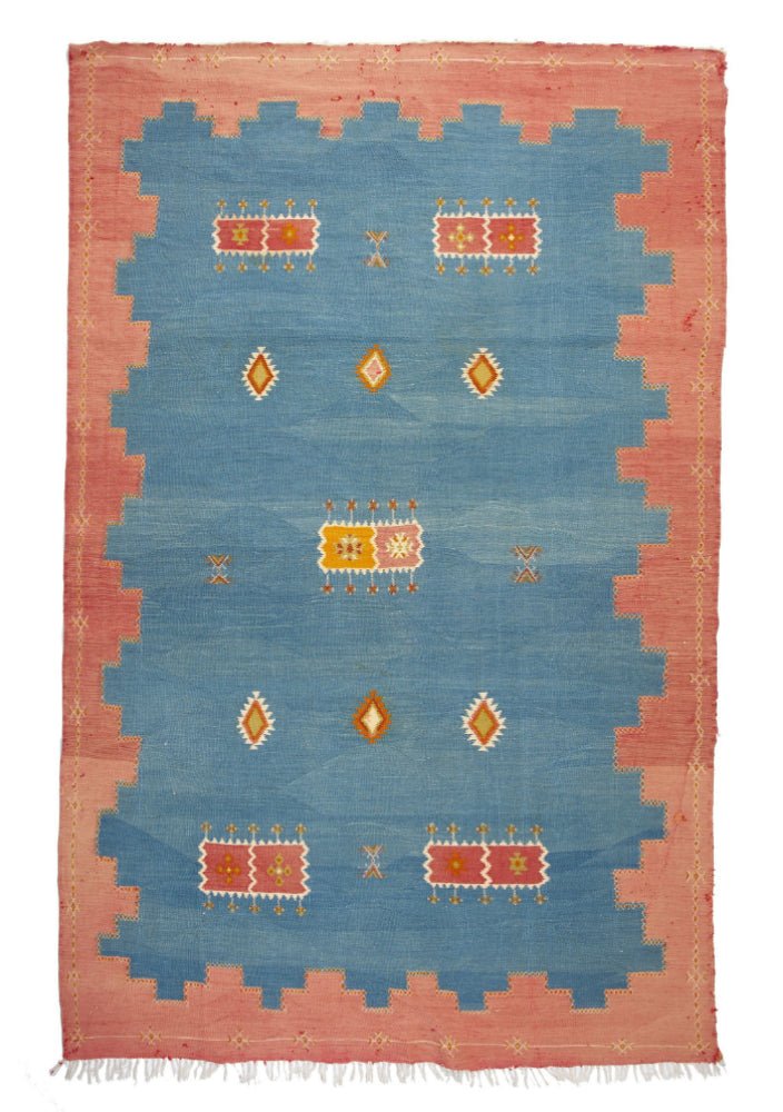 Moroccan Handwoven Zemmour Rug – Burning Torch Online Boutique