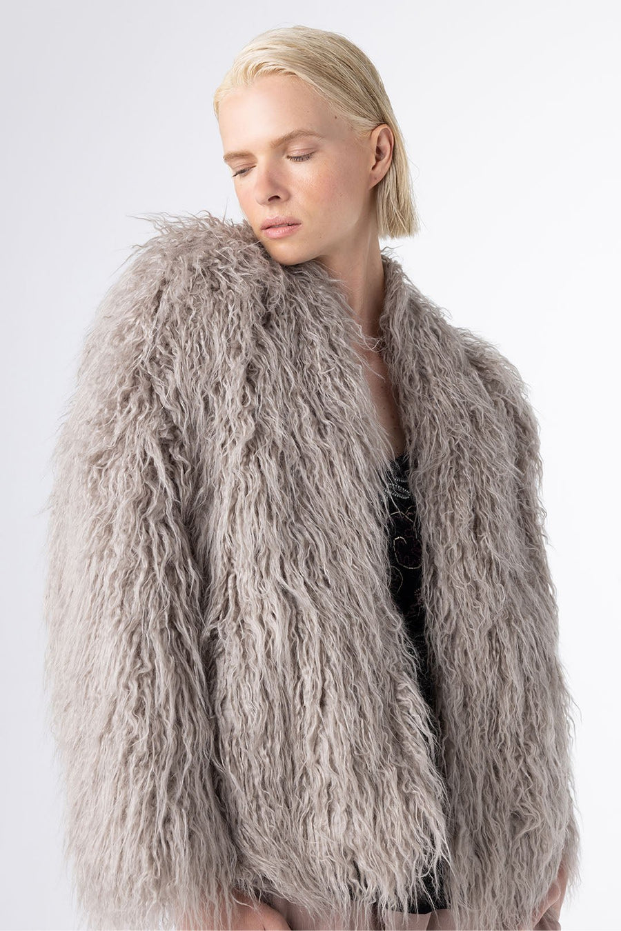 NIMBUS FAUX FUR JACKET - Burning Torch Online Boutique