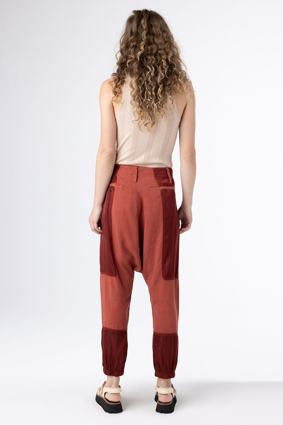 NOMAD DROP CROTCH PANT, RUST - Burning Torch Online Boutique