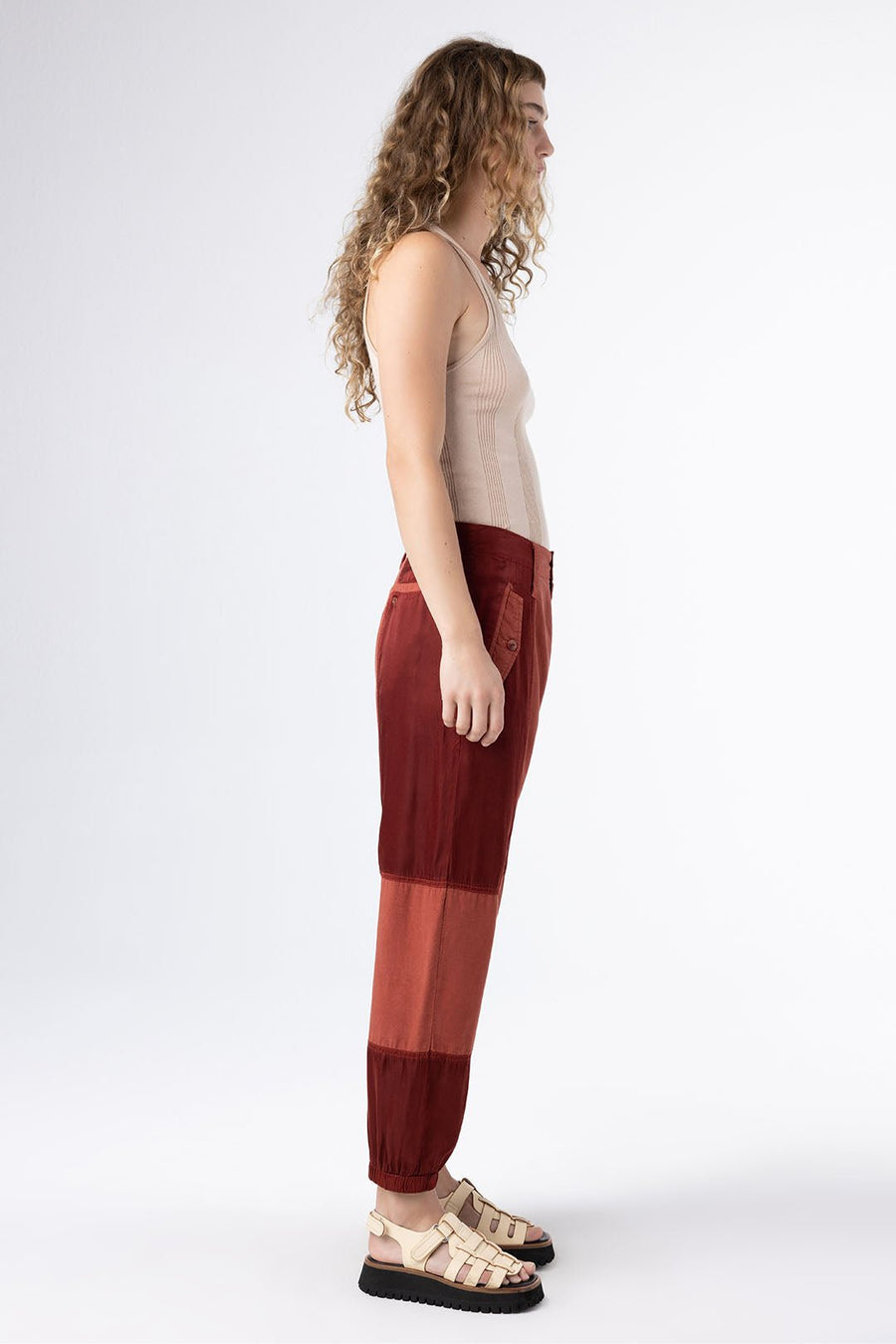 NOMAD DROP CROTCH PANT, RUST - Burning Torch Online Boutique