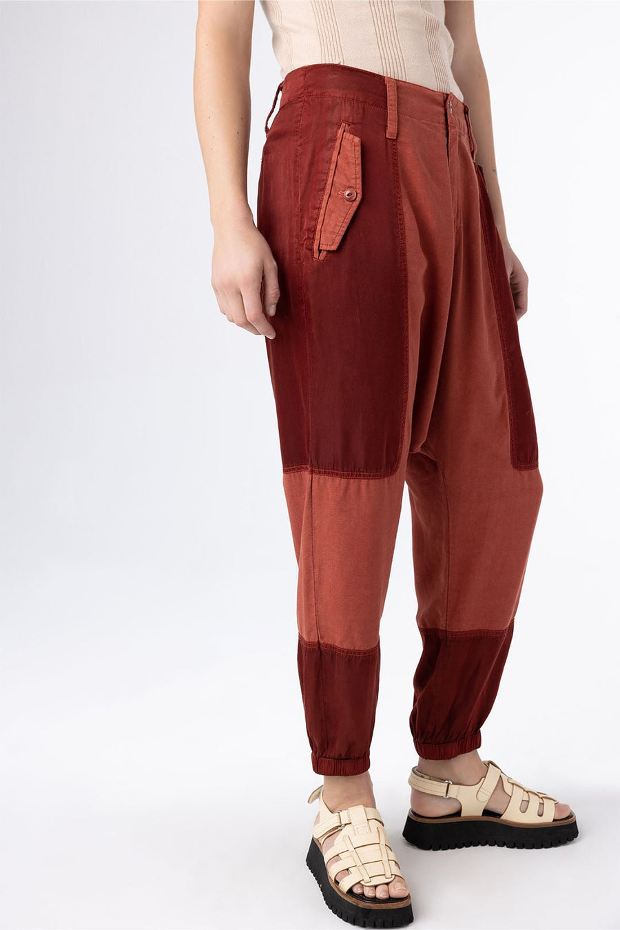 NOMAD DROP CROTCH PANT, RUST - Burning Torch Online Boutique