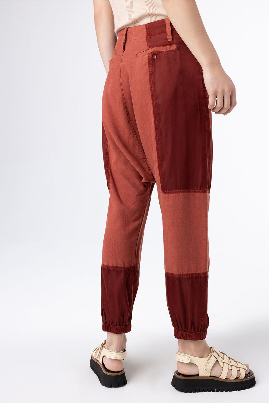 NOMAD DROP CROTCH PANT, RUST - Burning Torch Online Boutique