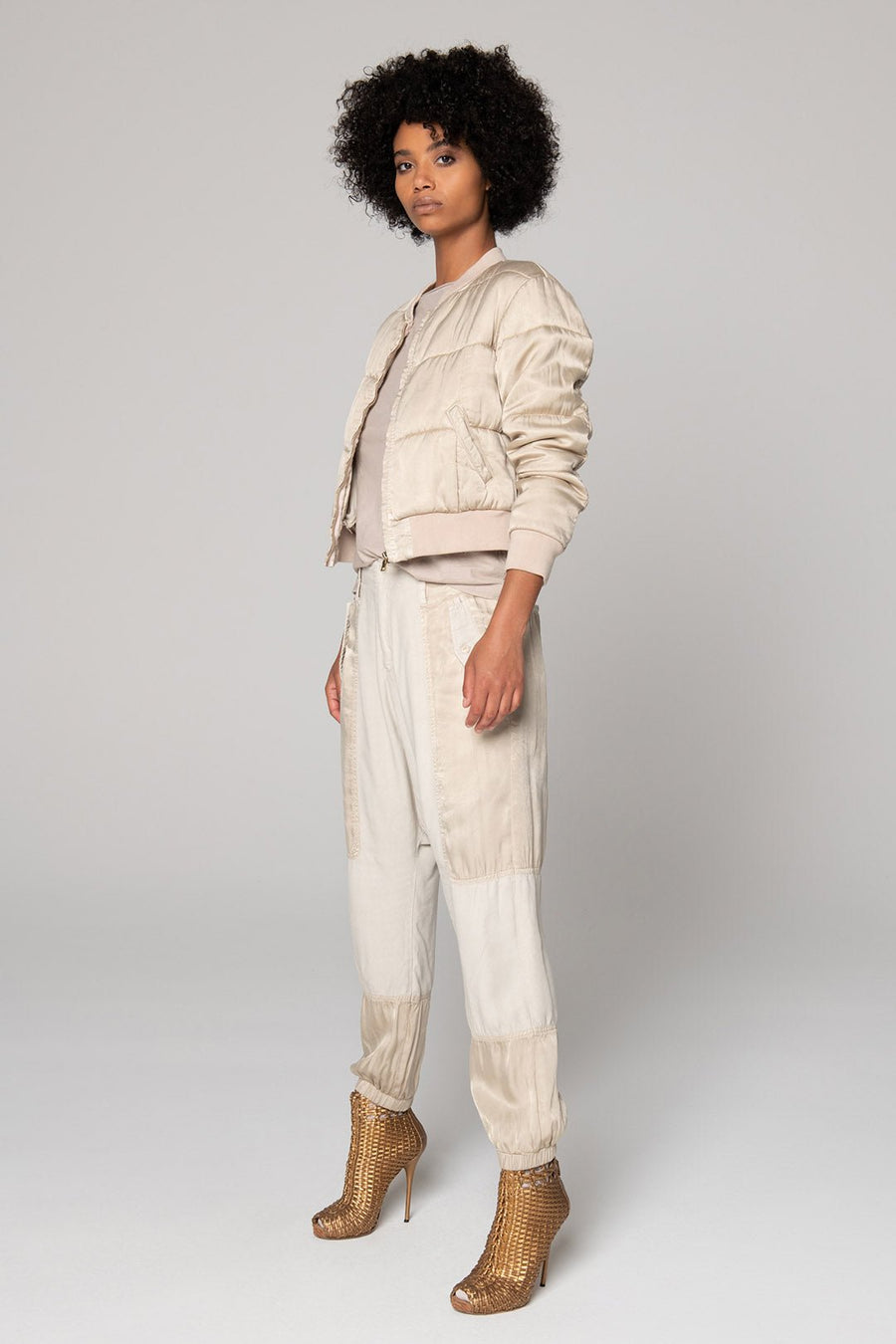 NOMAD DROP CROTCH PANT, SAND STONE - Burning Torch Online Boutique