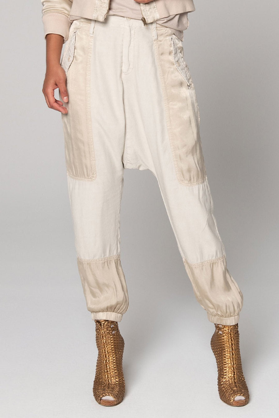NOMAD DROP CROTCH PANT, SAND STONE - Burning Torch Online Boutique