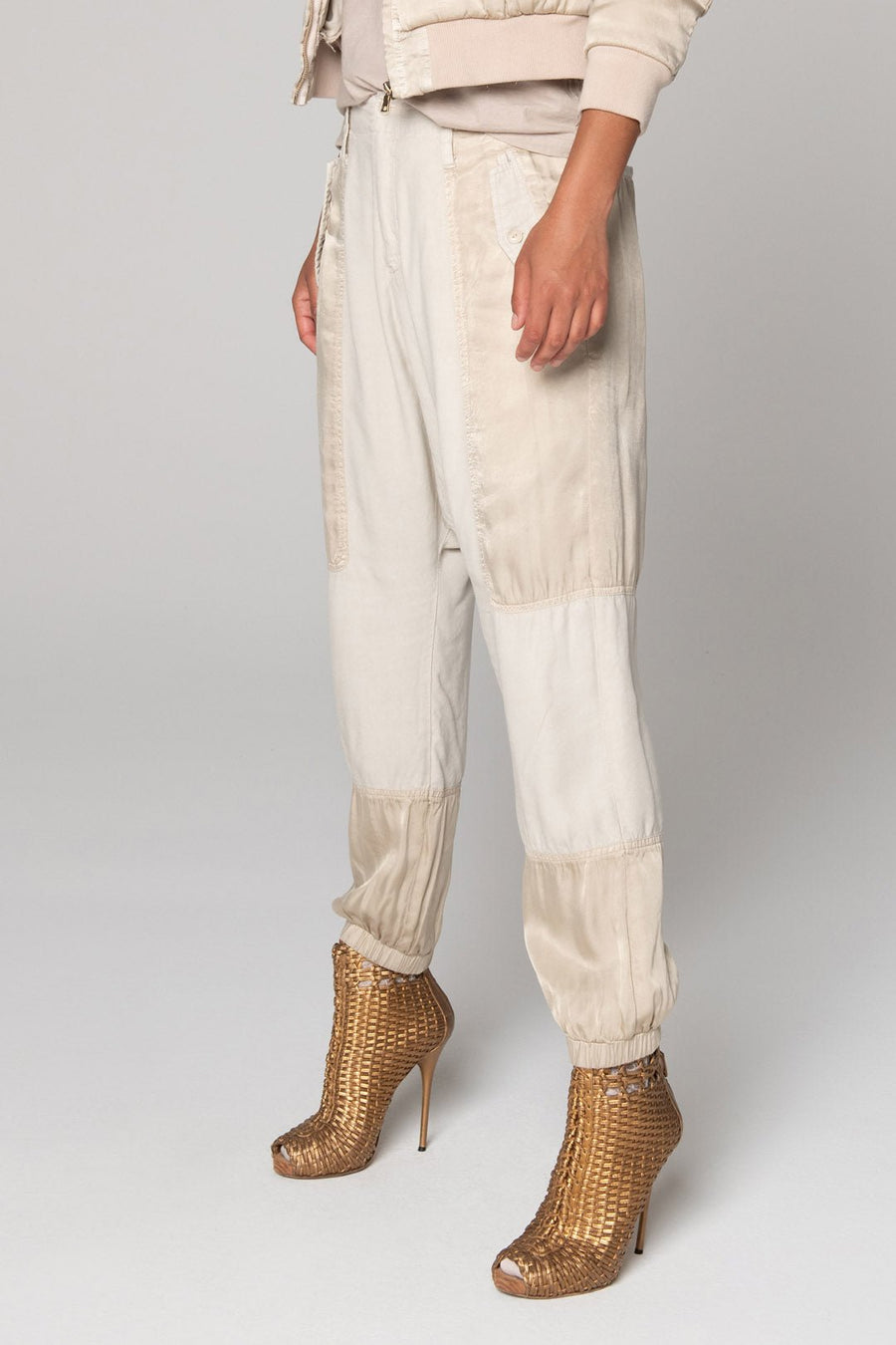 NOMAD DROP CROTCH PANT, SAND STONE - Burning Torch Online Boutique