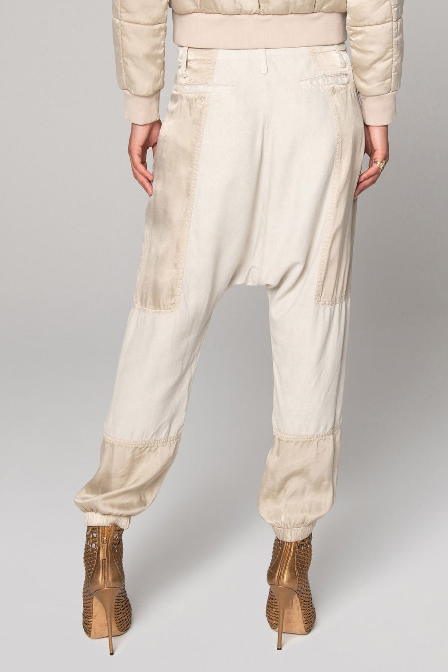 NOMAD DROP CROTCH PANT, SAND STONE - Burning Torch Online Boutique
