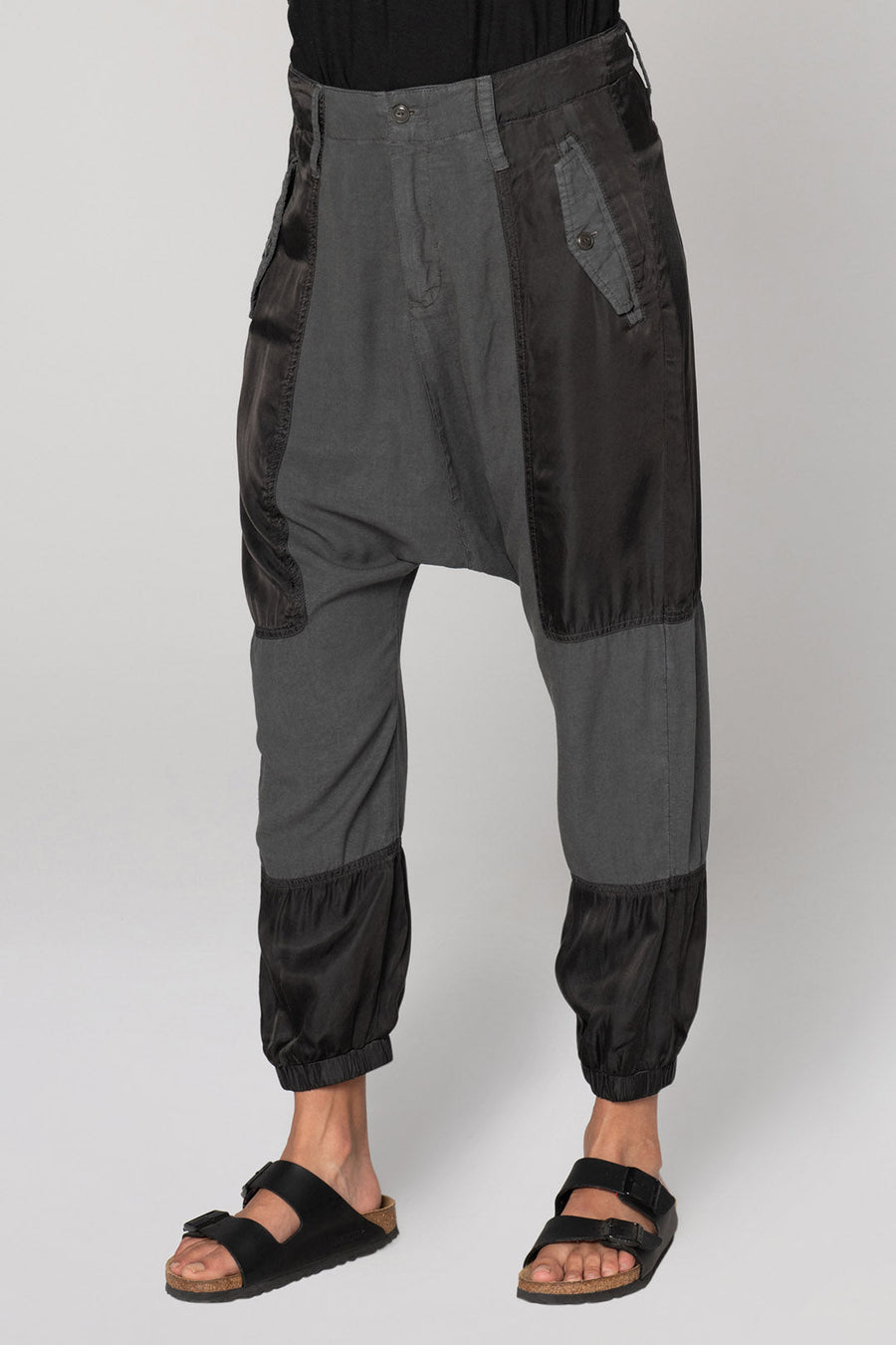 NOMAD DROP CROTCH PANT, SLATE - Burning Torch Online Boutique