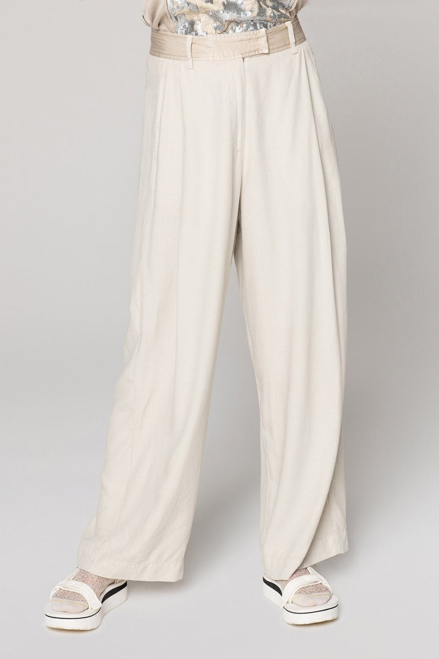 NOMAD HIGH WAIST PANT, SAND STONE - Burning Torch Online Boutique