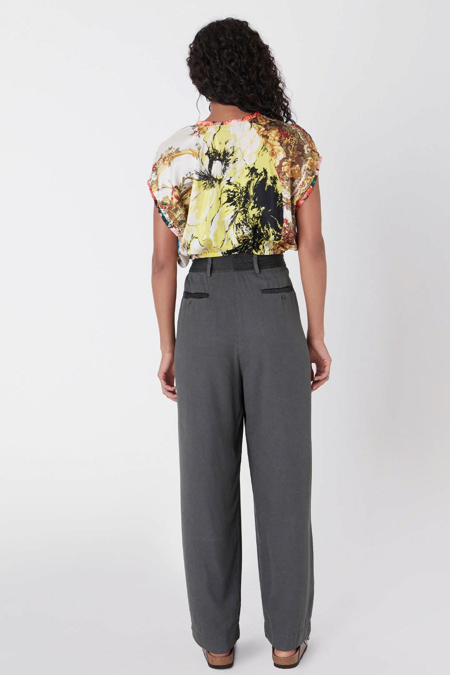NOMAD HIGH WAIST PANT, SLATE - SAMPLE 10312 - Burning Torch Online Boutique