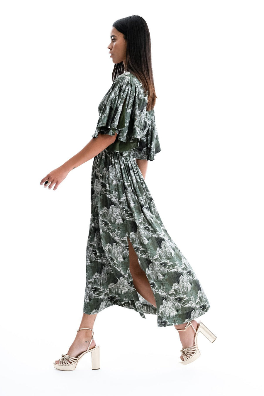 OASIS MIDI DRESS, MEADOW - Burning Torch Online Boutique