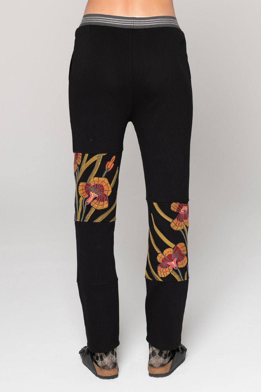 ORCHID FOREST JOGGER, BLACK - Burning Torch Online Boutique