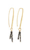OSIRIS EARRINGS, BLACK - Burning Torch Online Boutique