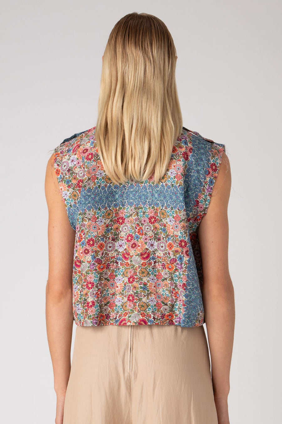 PATTAYA BUTTON UP TOP, MULTI - Burning Torch Online Boutique