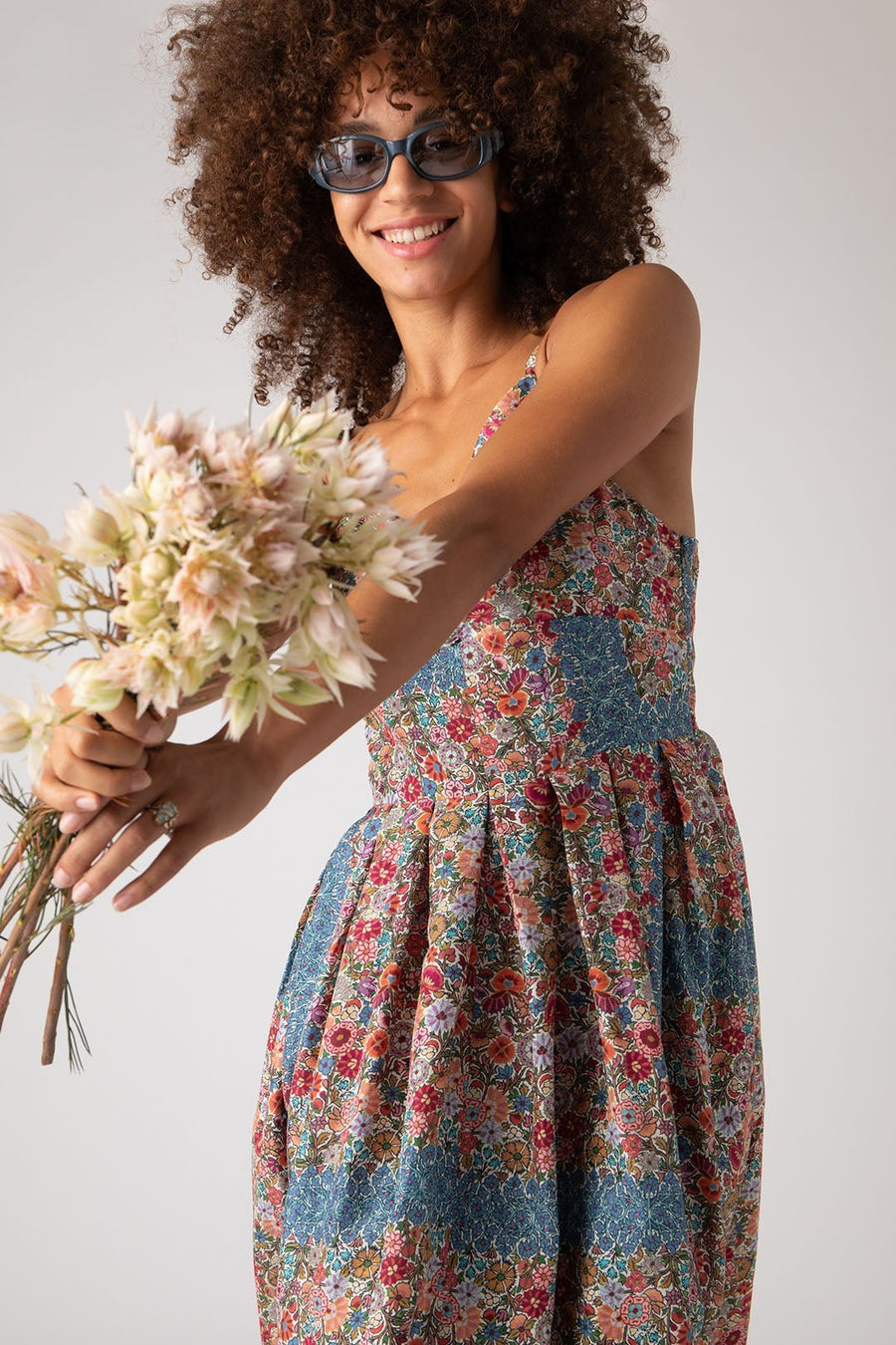 PATTAYA DRESS, MULTI - SAMPLE 30566 - Burning Torch Online Boutique