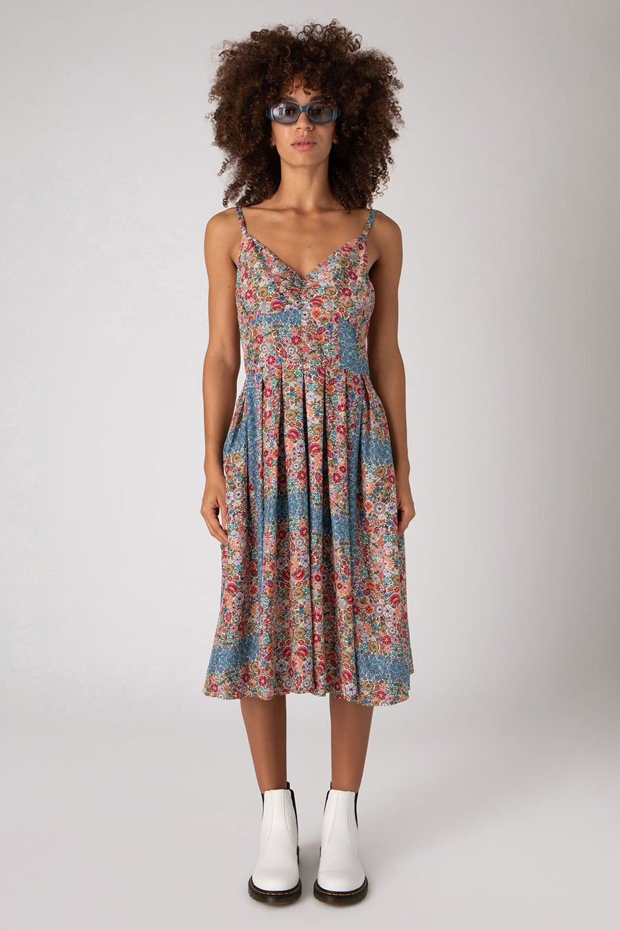 PATTAYA DRESS, MULTI - SAMPLE 30566 - Burning Torch Online Boutique