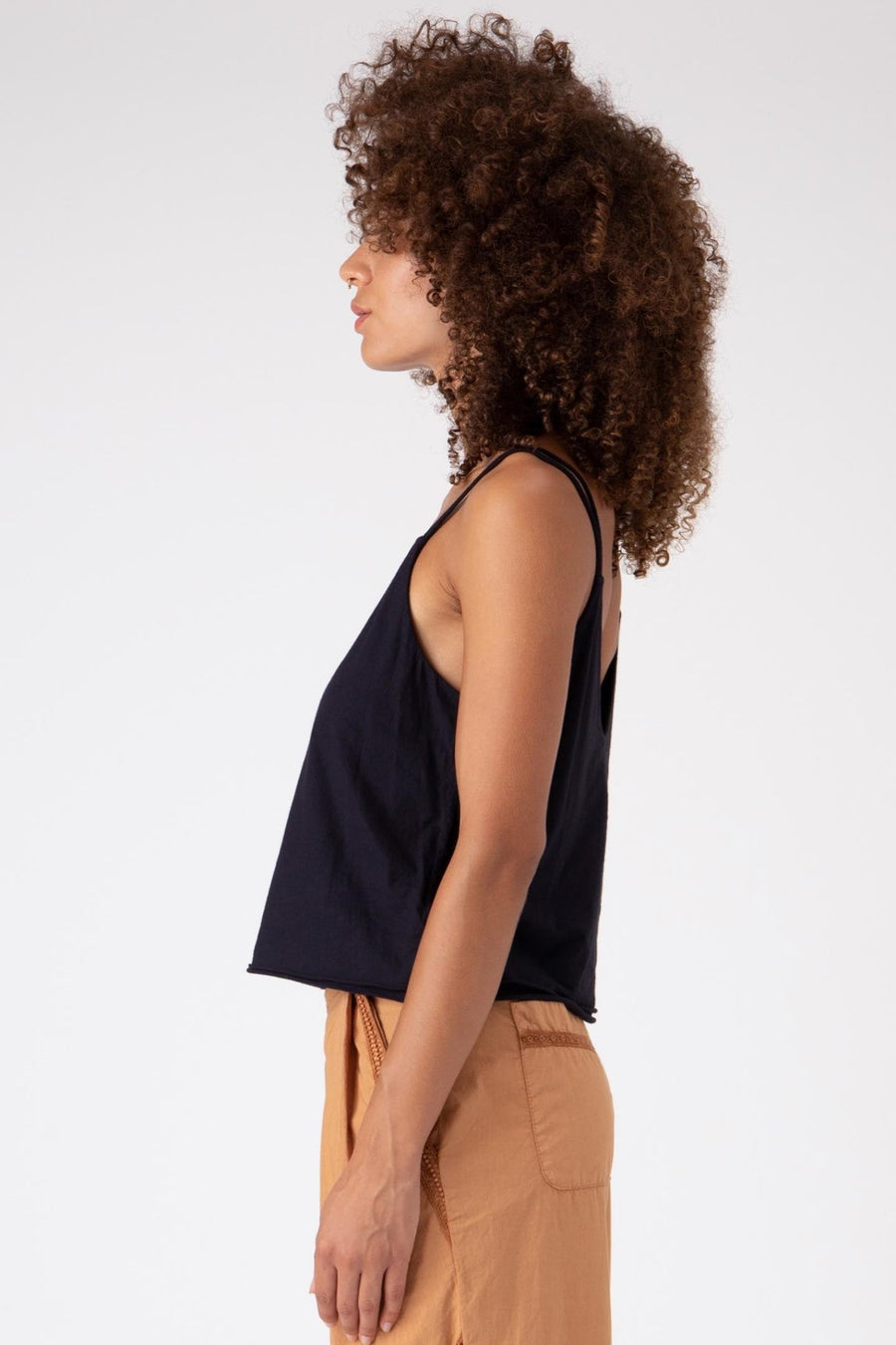 P.C.H. KNIT CAMI, BLACK - Burning Torch Online Boutique