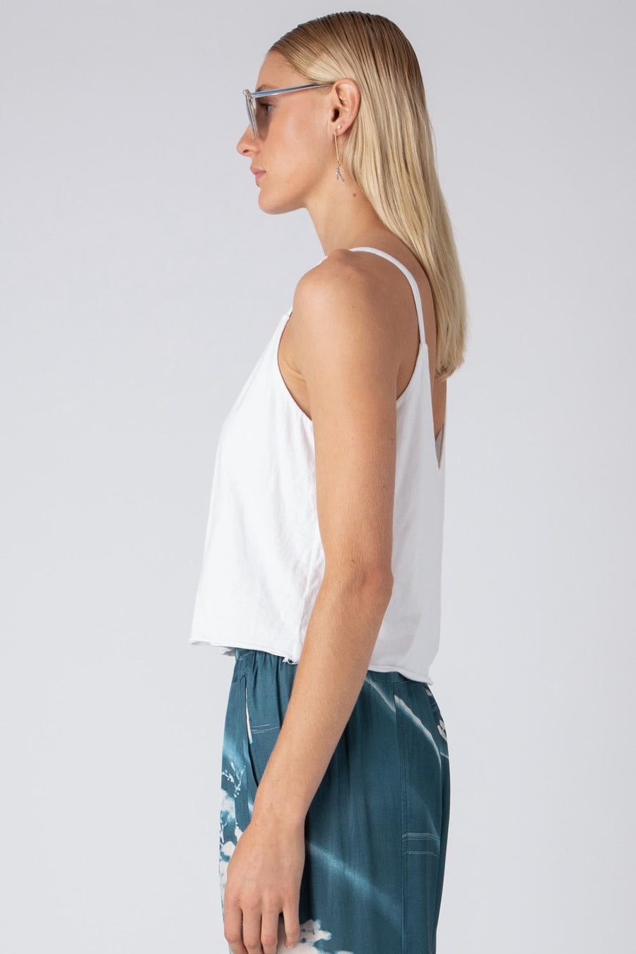 P.C.H. KNIT CAMI, WHITE - Burning Torch Online Boutique