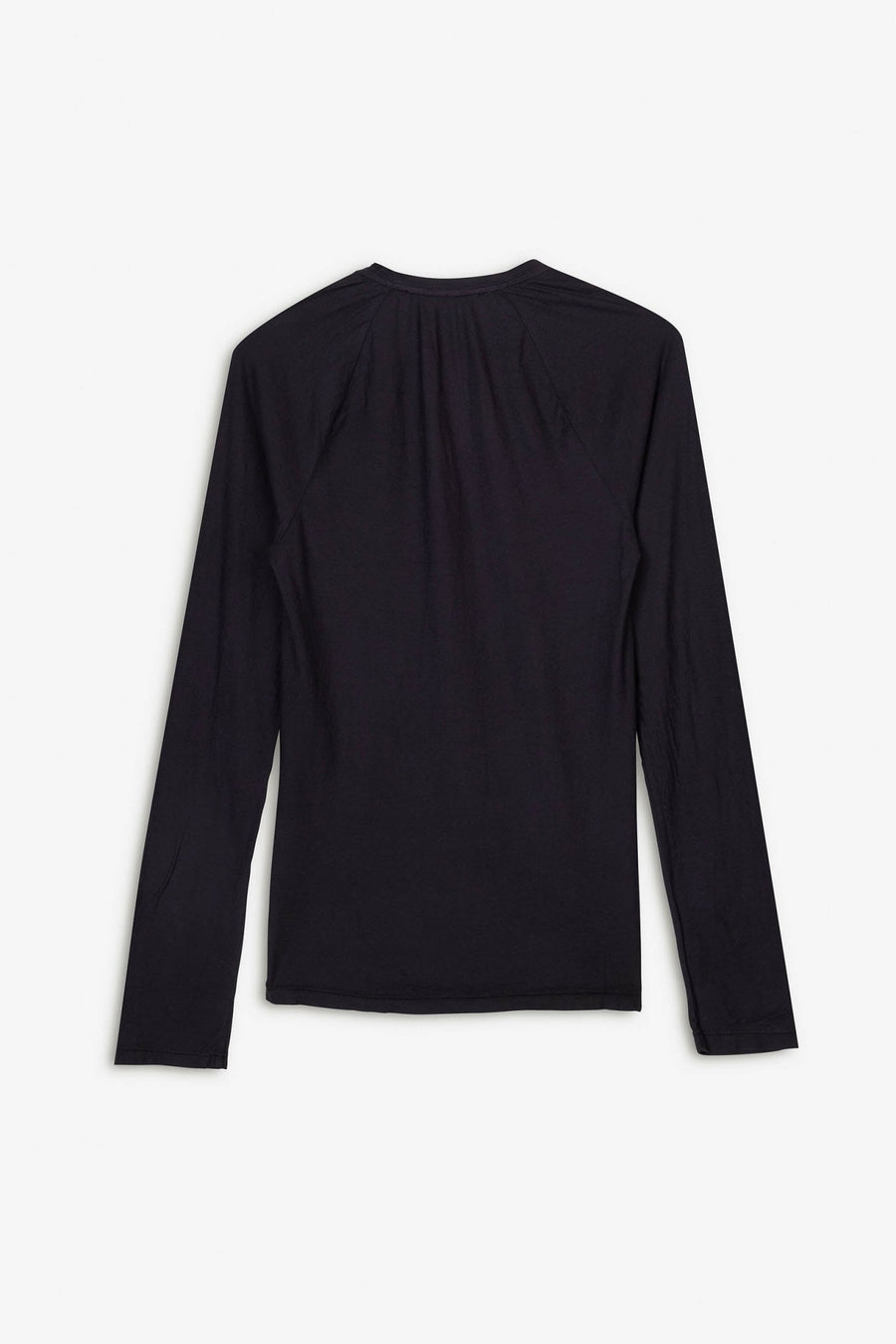 P.C.H. LONG SLEEVE SCOOP NECK TEE, BLACK - Burning Torch Online Boutique