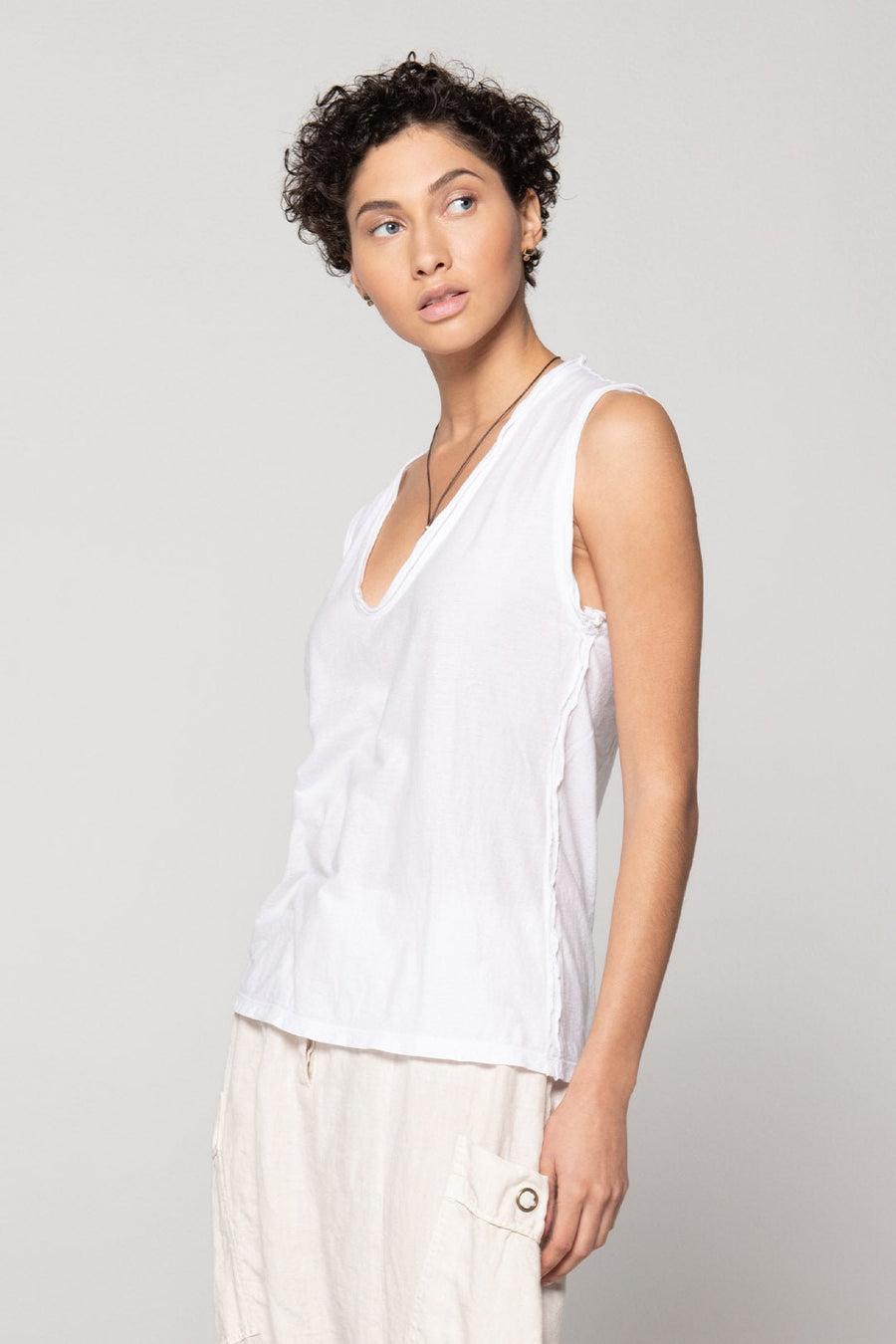 P.C.H. TANK, WHITE - Burning Torch Online Boutique