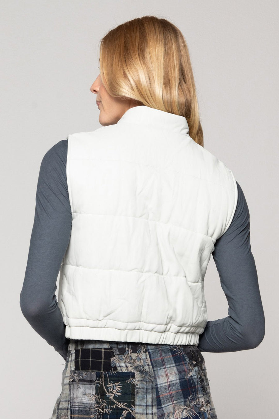 PUFFER VEST, SAMPLE, CLOUD - Burning Torch Online Boutique