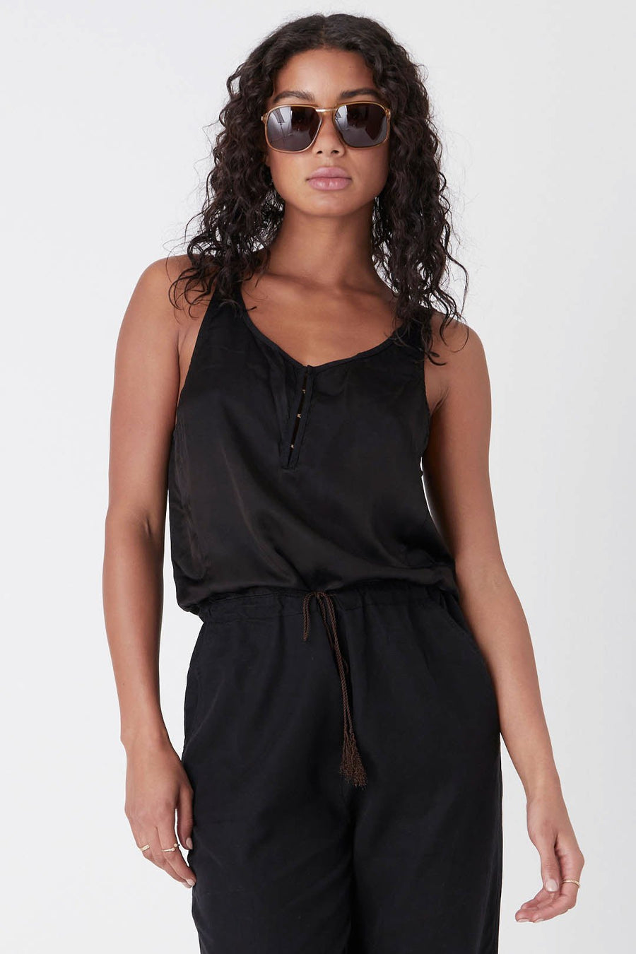 Repose Overalls Washed Black - Burning Torch Online Boutique