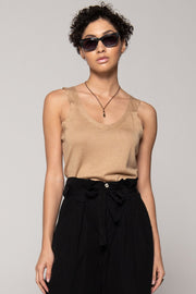 ROXY MINI CAMI, GOLD - Burning Torch Online Boutique