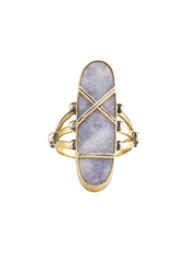 SHIBARI RING MAYAN JADE - PURPLE - Burning Torch Online Boutique