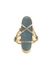 SHIBARI RINGS MAYAN JADE - TEAL - Burning Torch Online Boutique