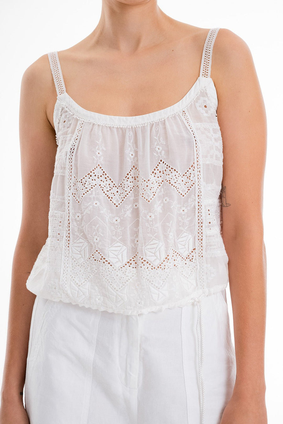 SKYE CAMI, WHITE - Burning Torch Online Boutique