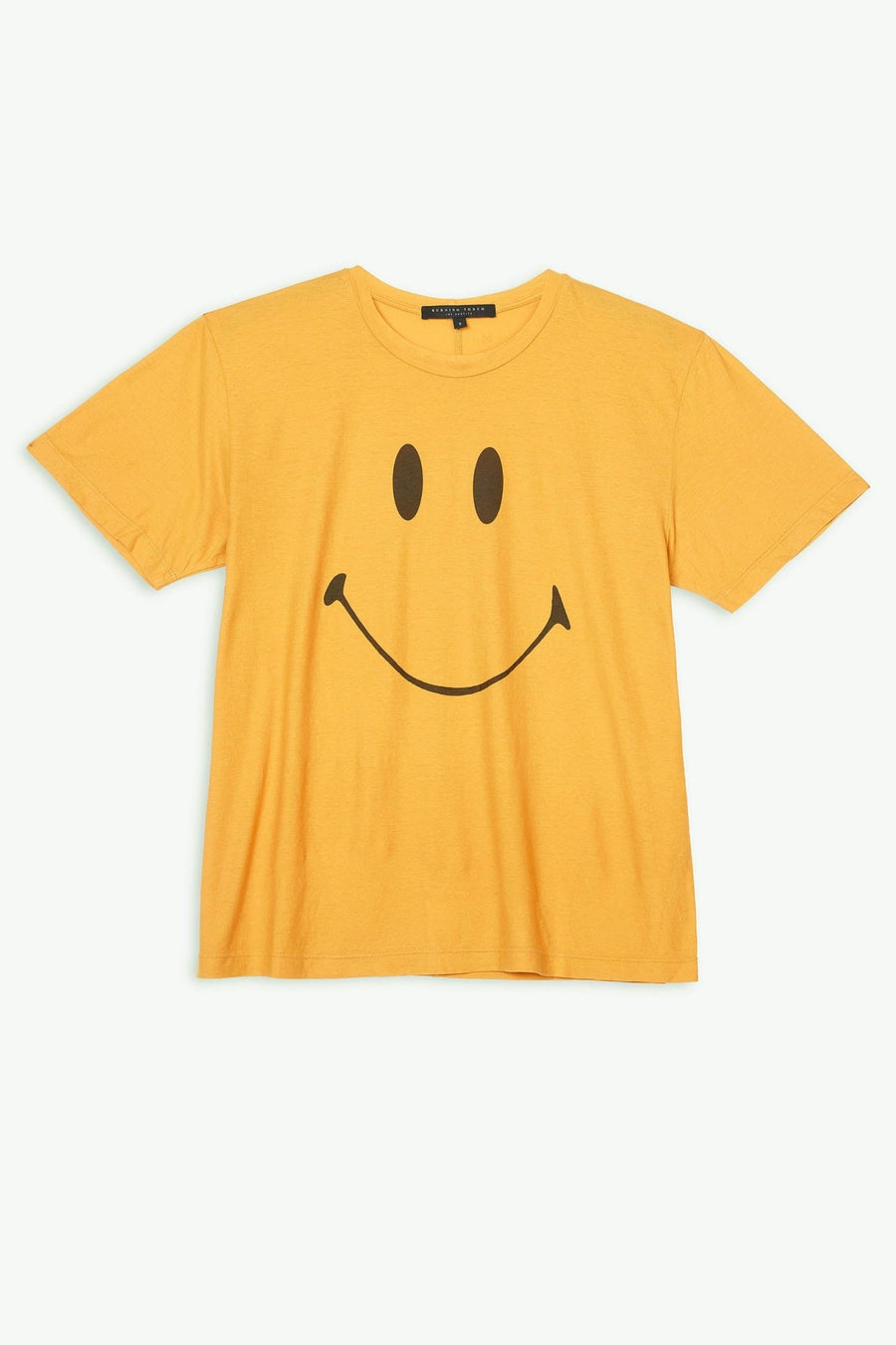 SMILEY FACE TEE, GOLD - Burning Torch Online Boutique