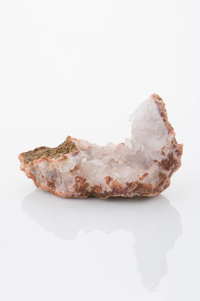 Spotted Quartz Lichen Geode - Burning Torch Online Boutique
