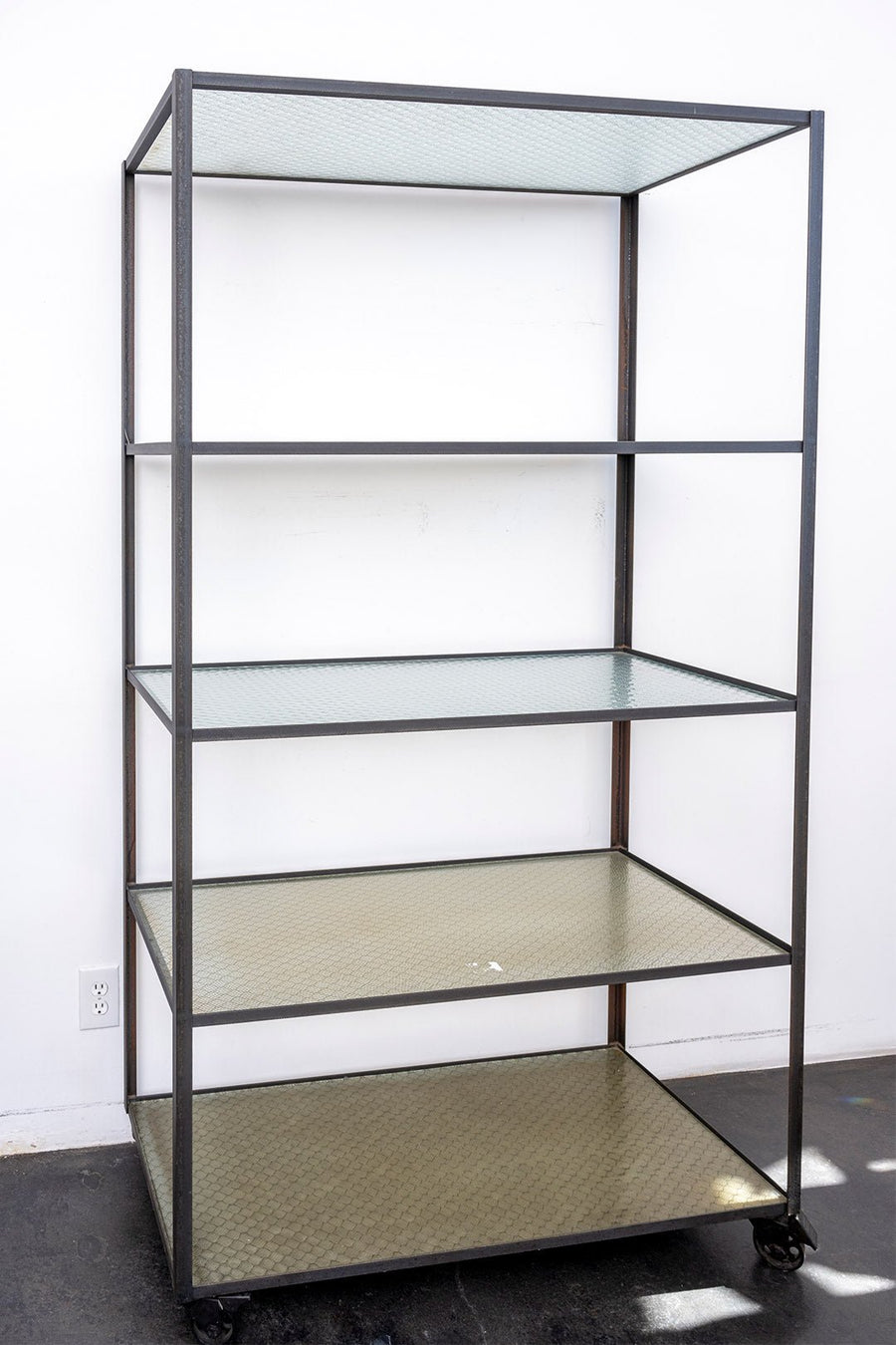 STEEL ROLLING SHELVES - Burning Torch Online Boutique