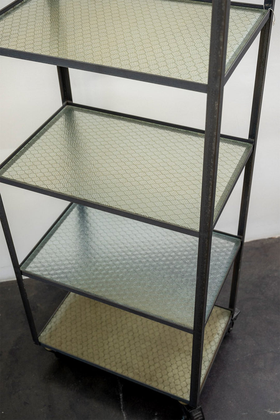 STEEL ROLLING SHELVES - Burning Torch Online Boutique