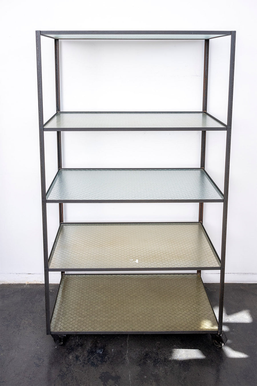 STEEL ROLLING SHELVES - Burning Torch Online Boutique